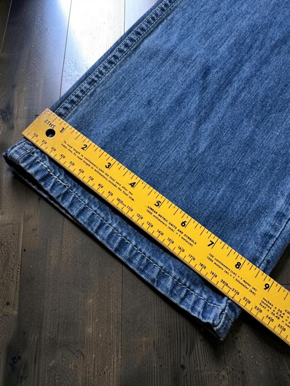 Levi’s 514 Straight Fit Jeans Men’s 36x32 Medium Wash Blue Denim Y2K Skater - Picture 12 of 12